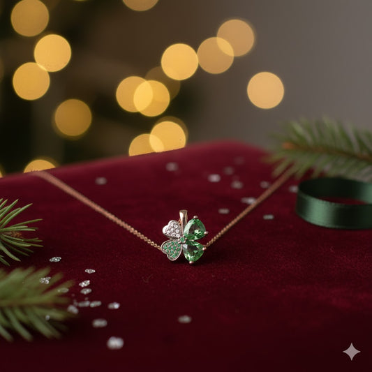 4 levelű lóhere nyaklánc