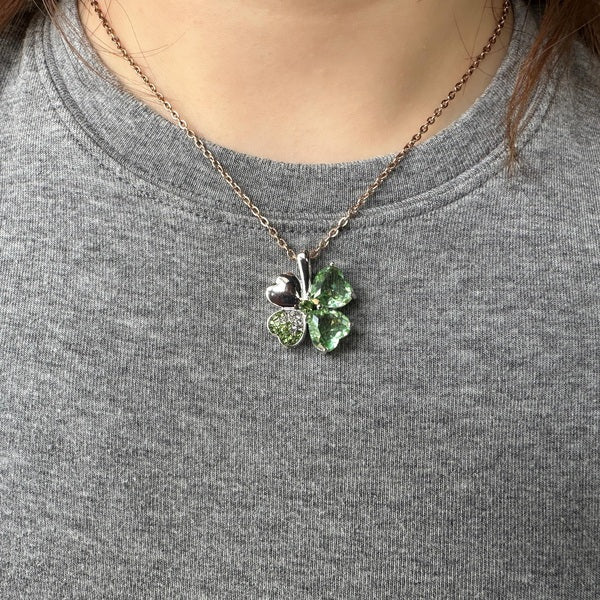 4 levelű lóhere nyaklánc