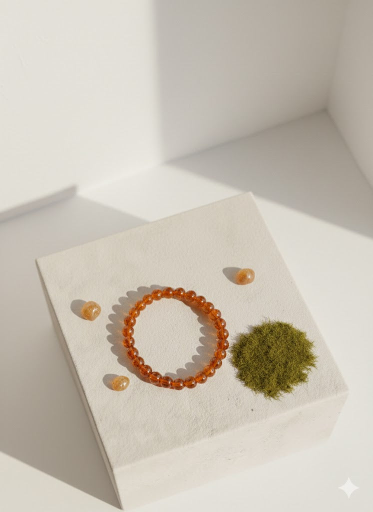 Borostyán karkötő