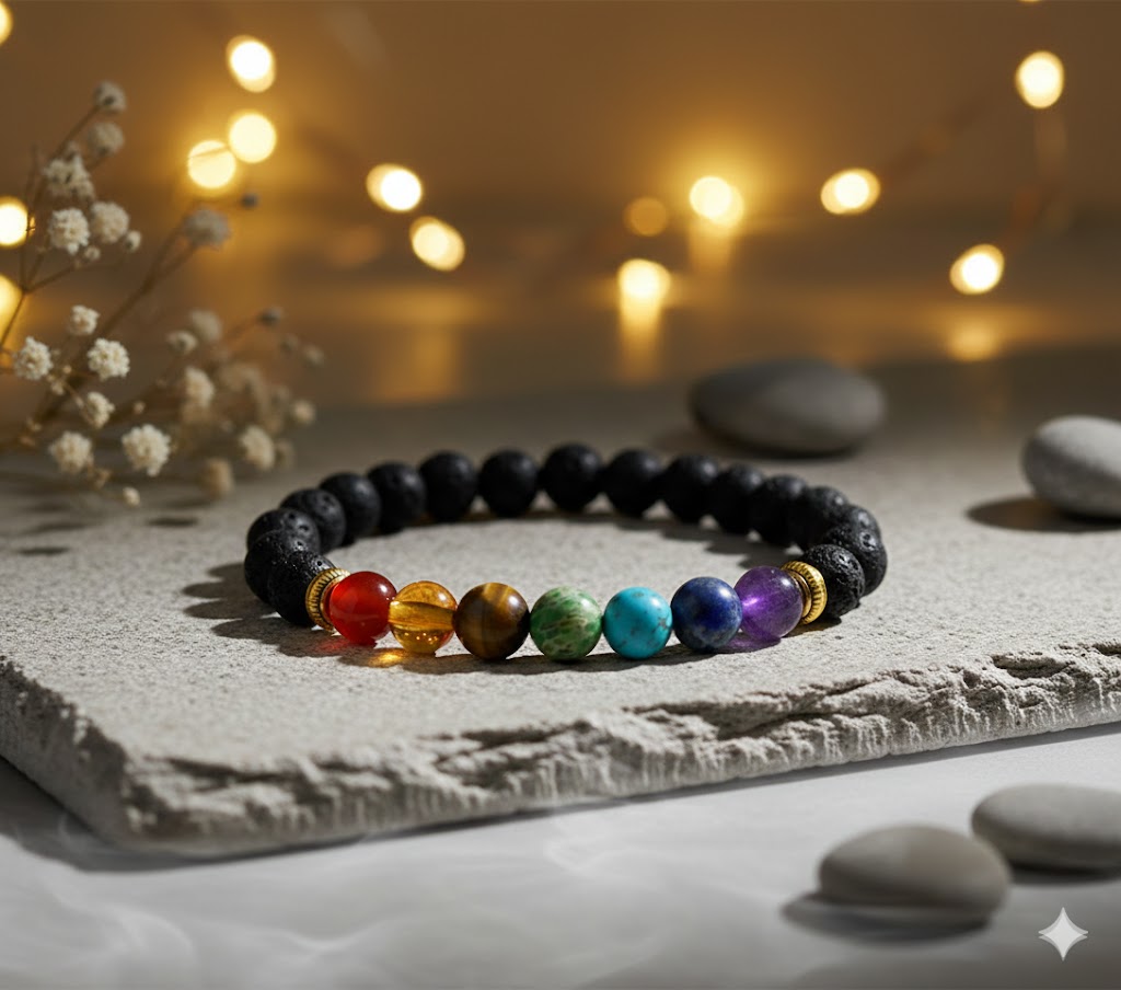 Csakra karkötő