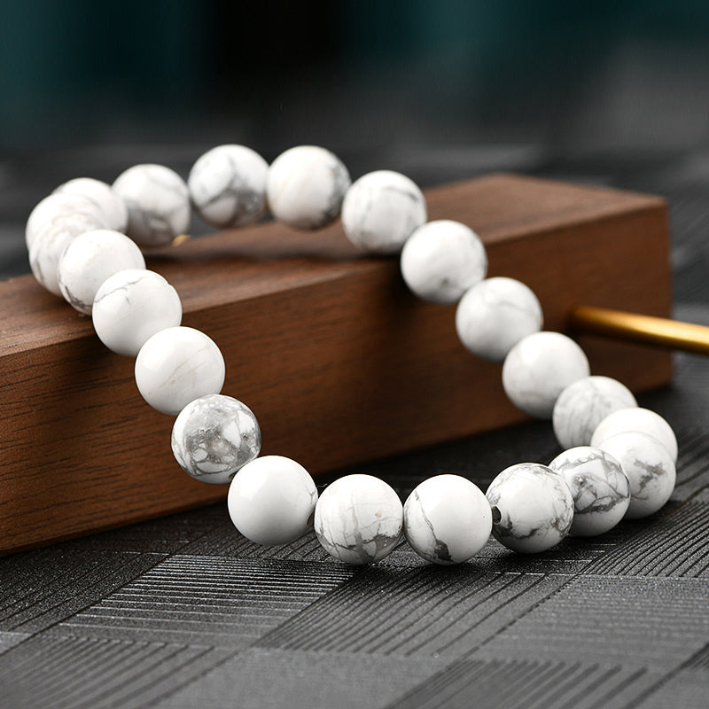 Fehér howlit karkötő