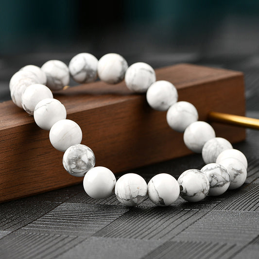 Fehér howlit karkötő