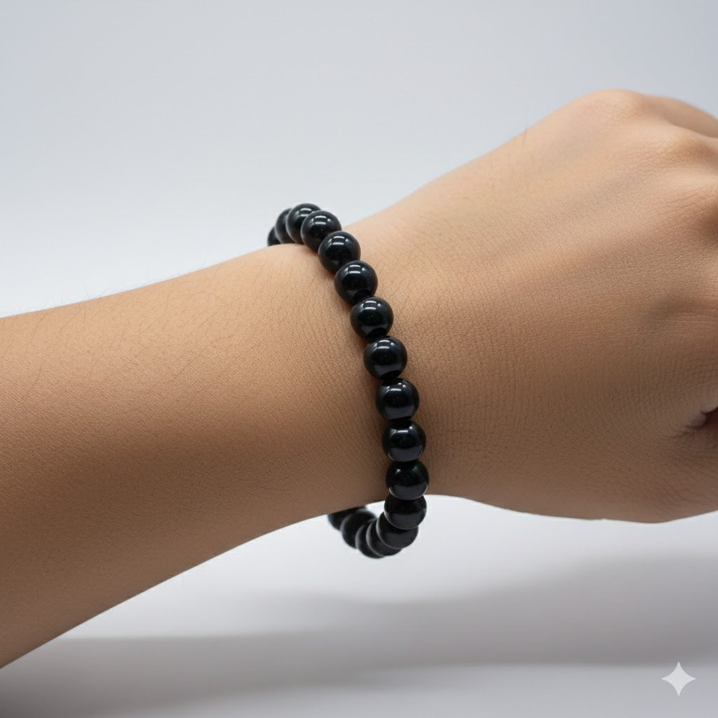 Fekete turmalin karkötő