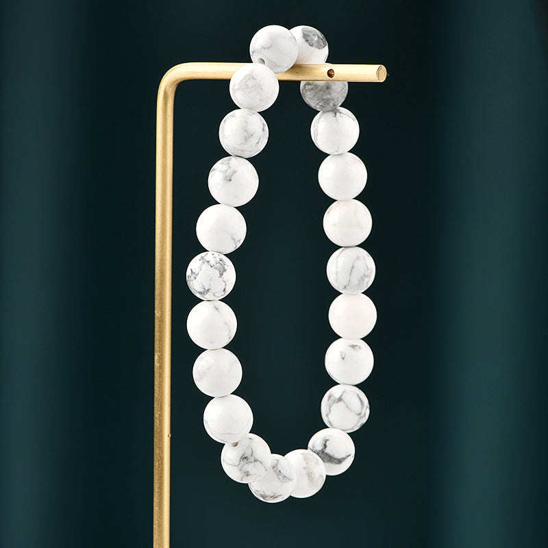 Fehér howlit karkötő