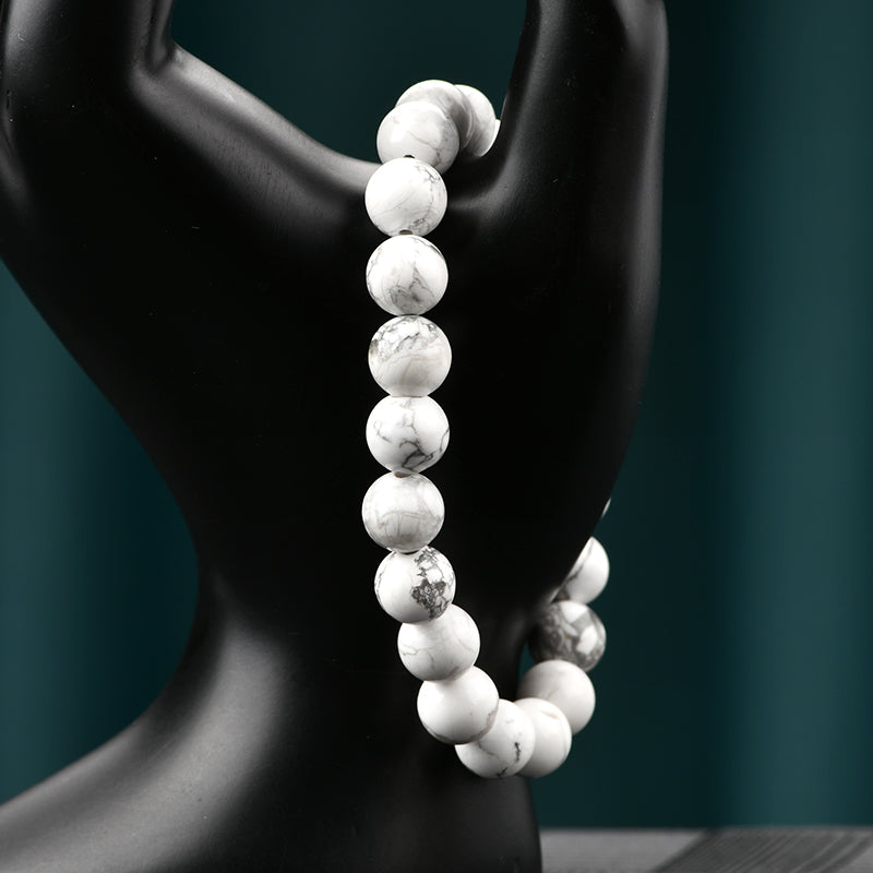 Fehér howlit karkötő